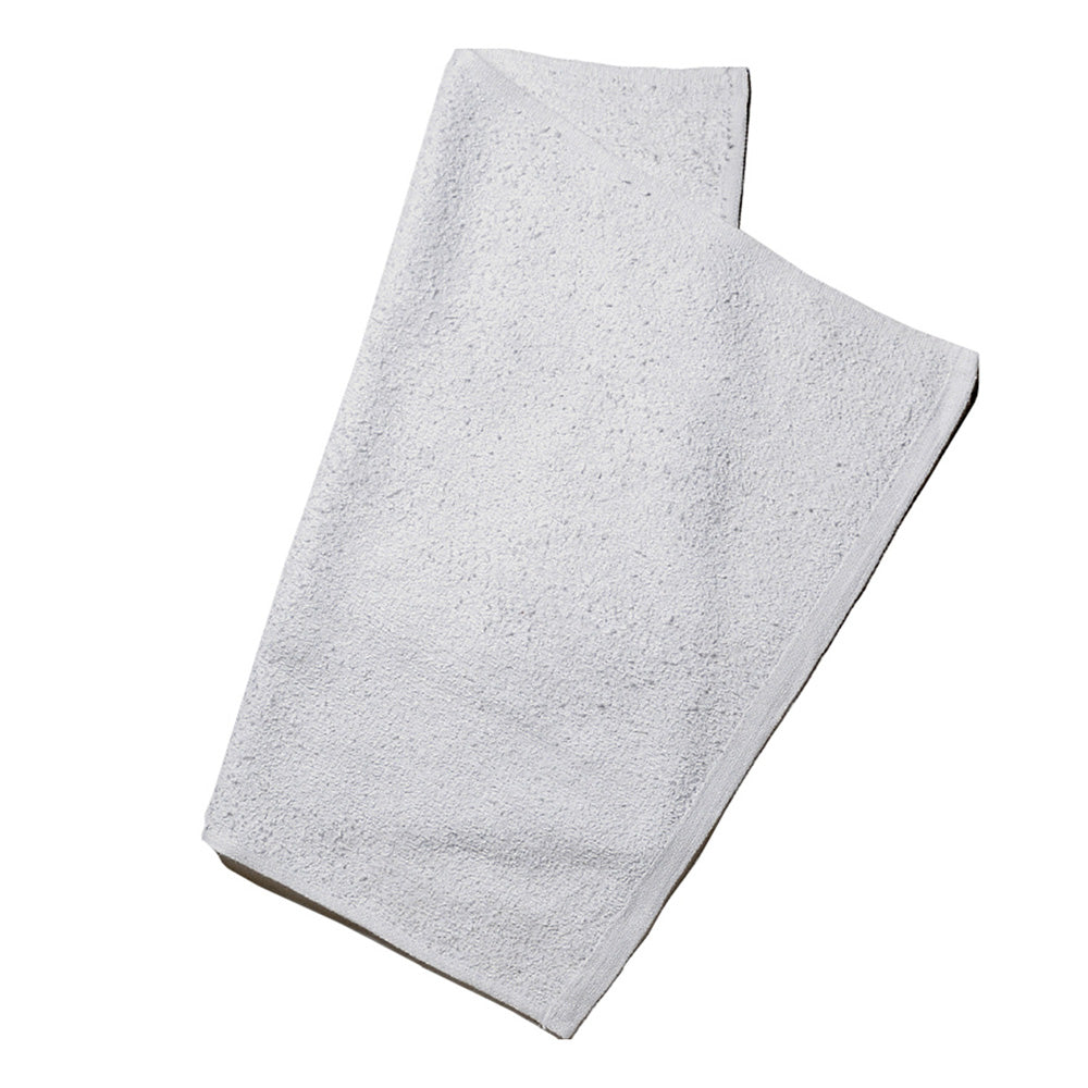 Cotton Lightweight Promotional Rally Towel (16'' W X 19'' H) 1.75 Lb Per Dozen-Towel-Brand Your Tote-White-Brand Your Tote