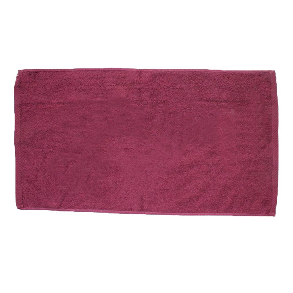 Cotton Velour Beach Towel (30'' W X 60'' H) 11 Lb Per Dozen-Towel-Brand Your Tote-Maroon-Brand Your Tote