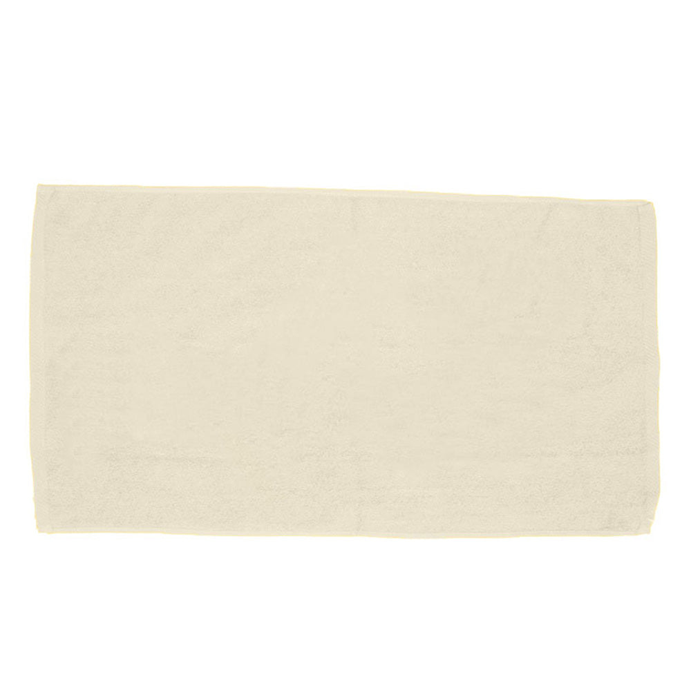 Cotton Velour Beach Towel (30'' W X 60'' H) 11 Lb Per Dozen-Towel-Brand Your Tote-Natural-Brand Your Tote