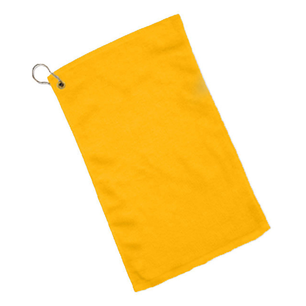 Cotton Velour Fingertip Towel (11'' W X 18'' H) 1.3 Lb Per Dozen-Towel-Brand Your Tote-Gold-Brand Your Tote