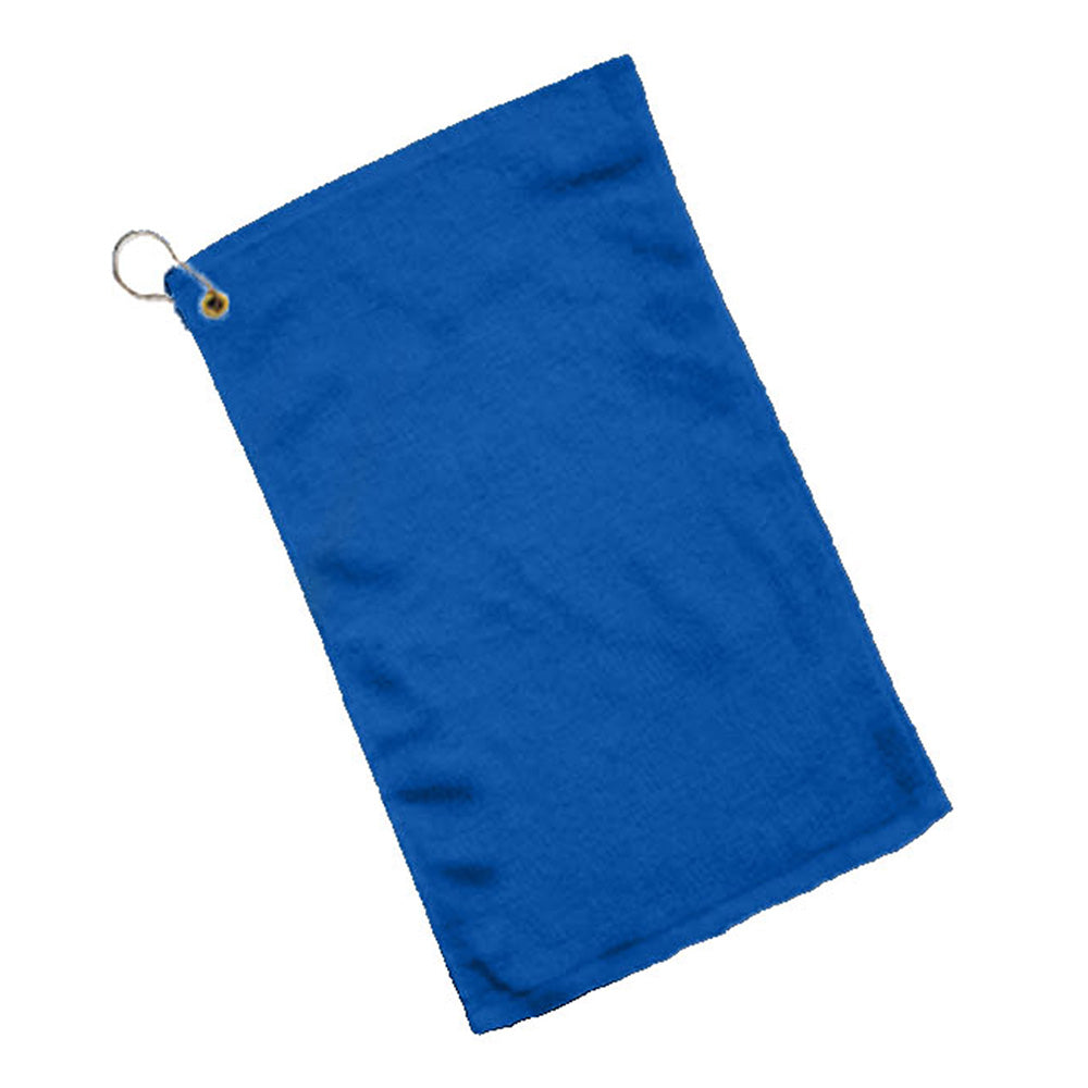 Cotton Velour Fingertip Towel (11'' W X 18'' H) 1.3 Lb Per Dozen-Towel-Brand Your Tote-Royal Blue-Brand Your Tote