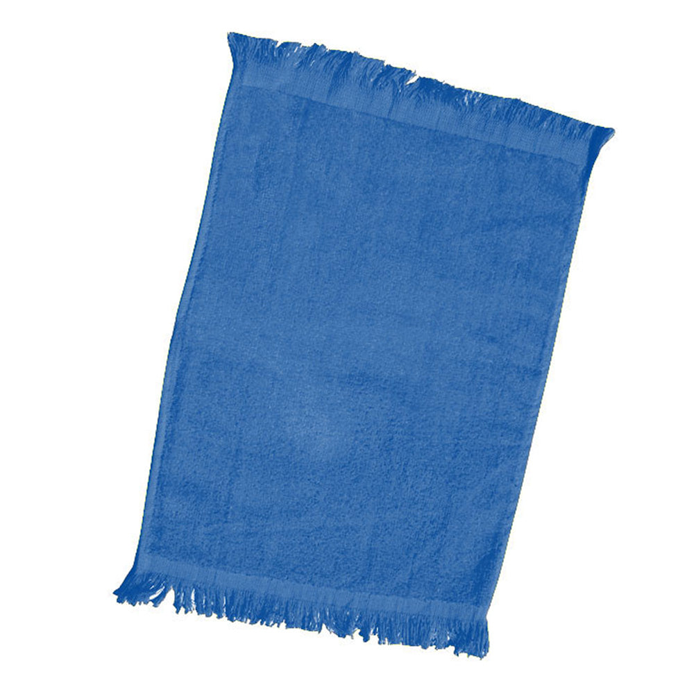 Cotton Velour Fingertip Towel (11'' W X 18'' H) 1.3-Towel-Brand Your Tote-Royal Blue-Brand Your Tote