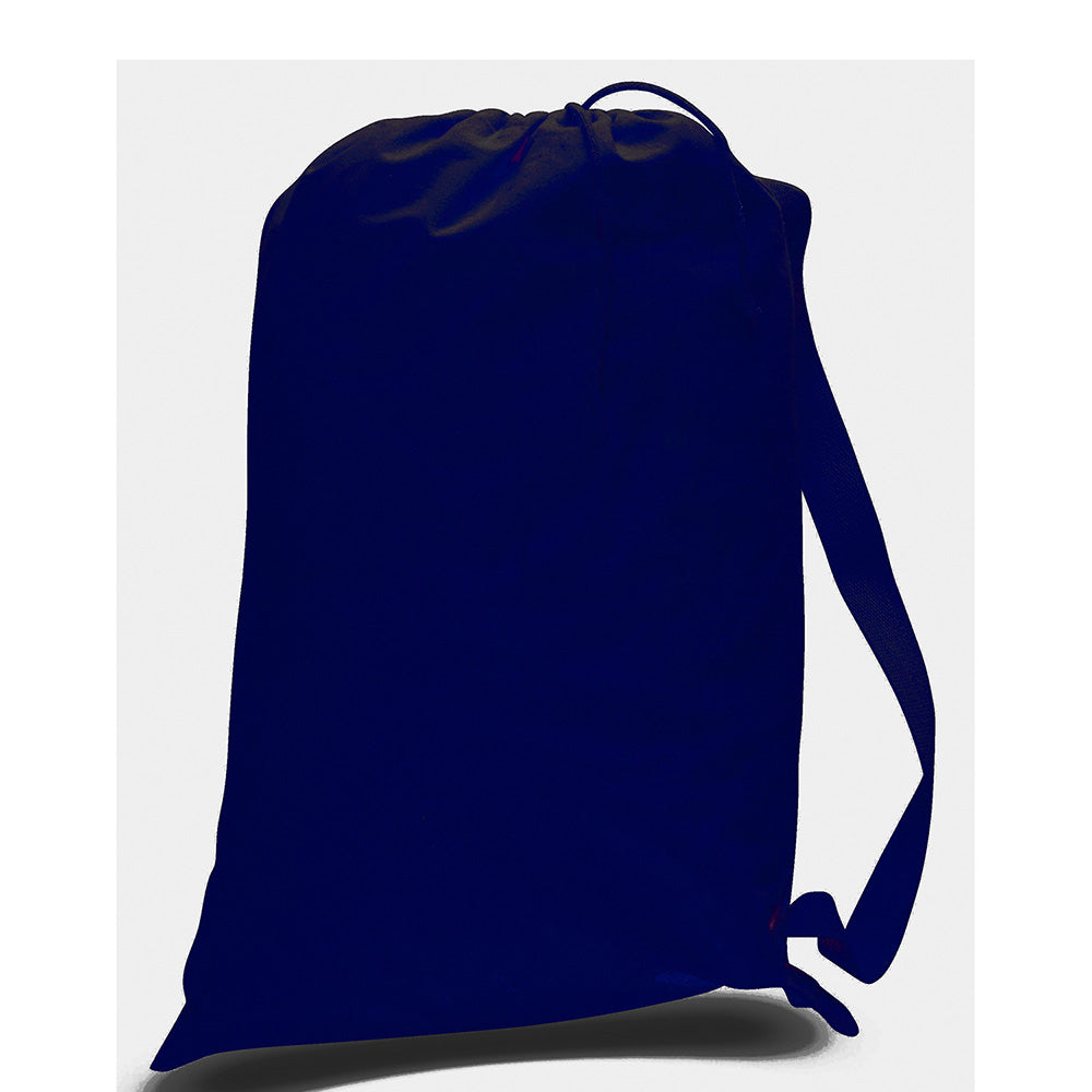 Drawstring Laundry Bag-Brand Your Tote-Navy Blue-Brand Your Tote