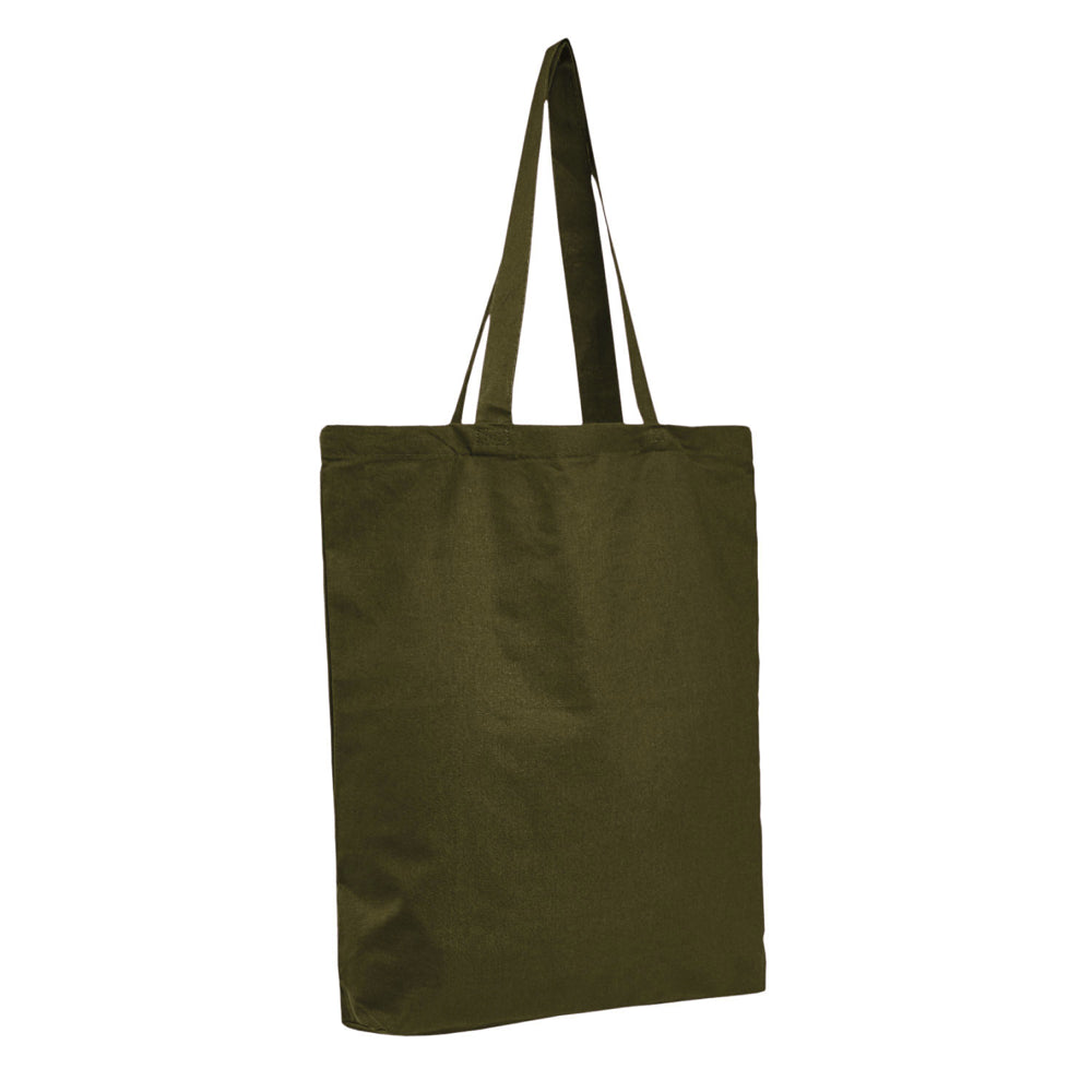 Economical Tote Bag with Bottom Gusset-Brand Your Tote-Forest Green-Brand Your Tote