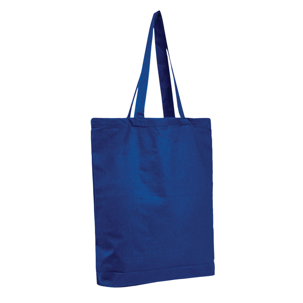 Economical Tote Bag with Bottom Gusset-Brand Your Tote-Royal Blue-Brand Your Tote