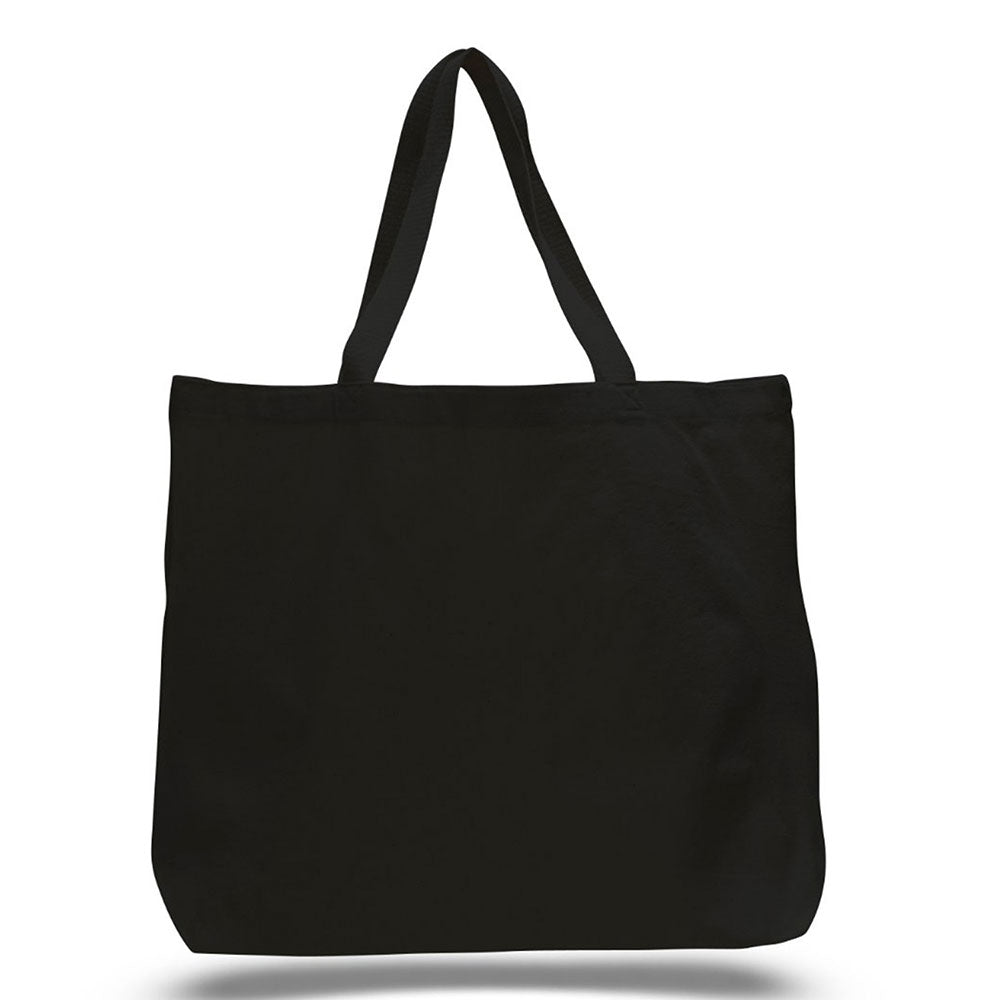 Jumbo Tote Bag-Brand Your Tote-Black-Brand Your Tote