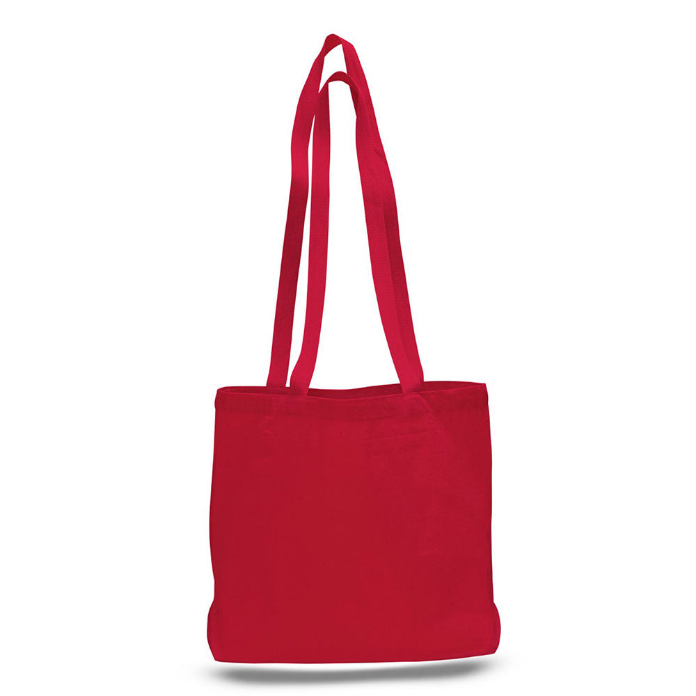 Large Cotton Canvas Canvas Messenger Bag (18'' W X 14'' H) 12 Oz-Bag-Brand Your Tote-Red-Brand Your Tote