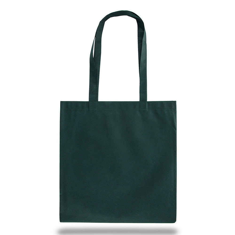 Large Polypropylene Convention Bag (15'' W X 16'' H) 80 Gsm-Bag-Brand Your Tote-Hunter Green-Brand Your Tote