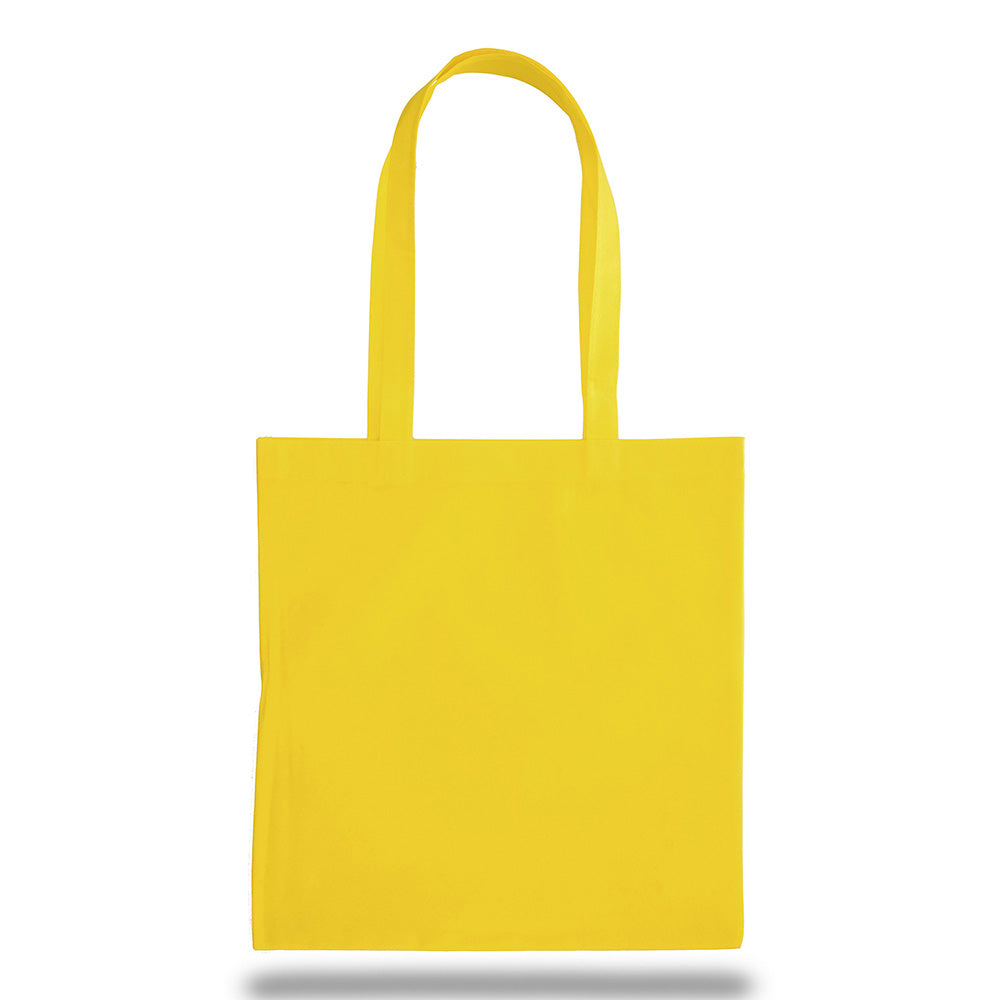 Large Polypropylene Convention Bag (15'' W X 16'' H) 80 Gsm-Bag-Brand Your Tote-Yellow-Brand Your Tote