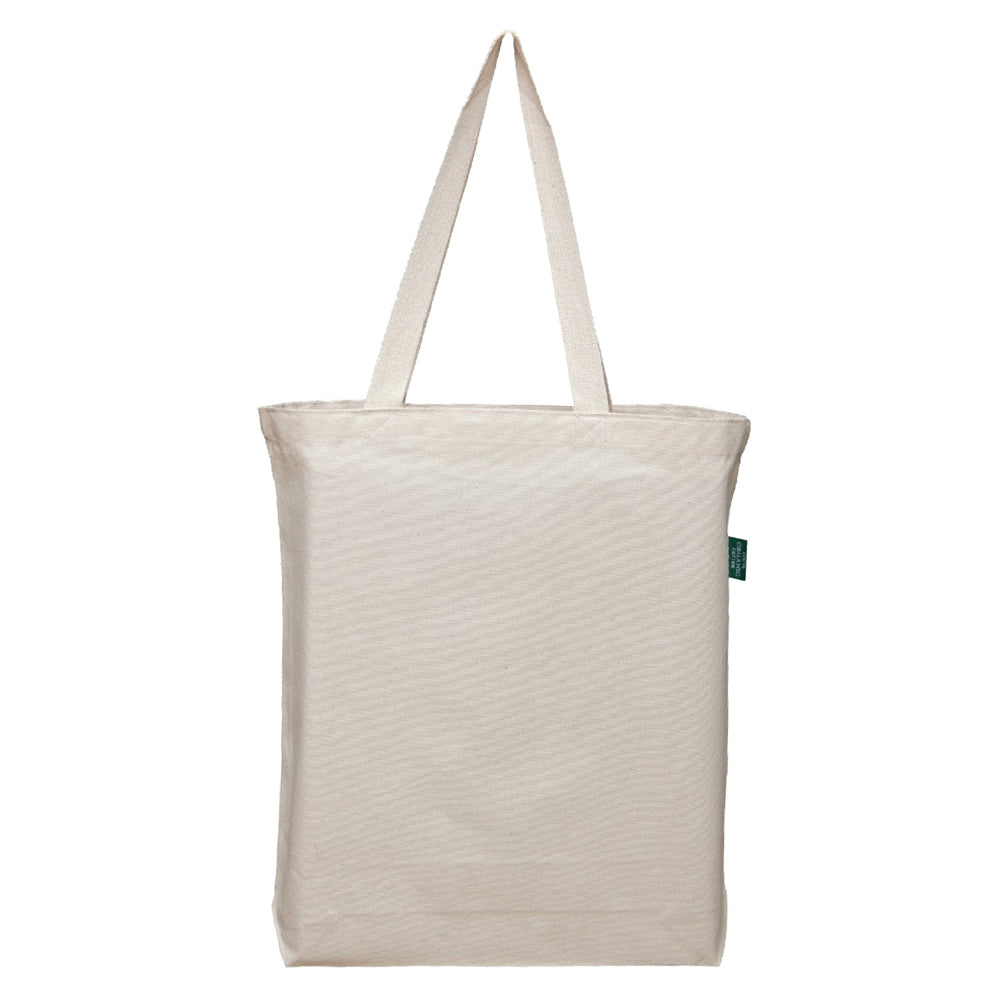 Medium Cotton Canvas Tote Bag (11'' W X 13'' H) 7 Oz-Tote Bag-Brand Your Tote-Natural-Brand Your Tote