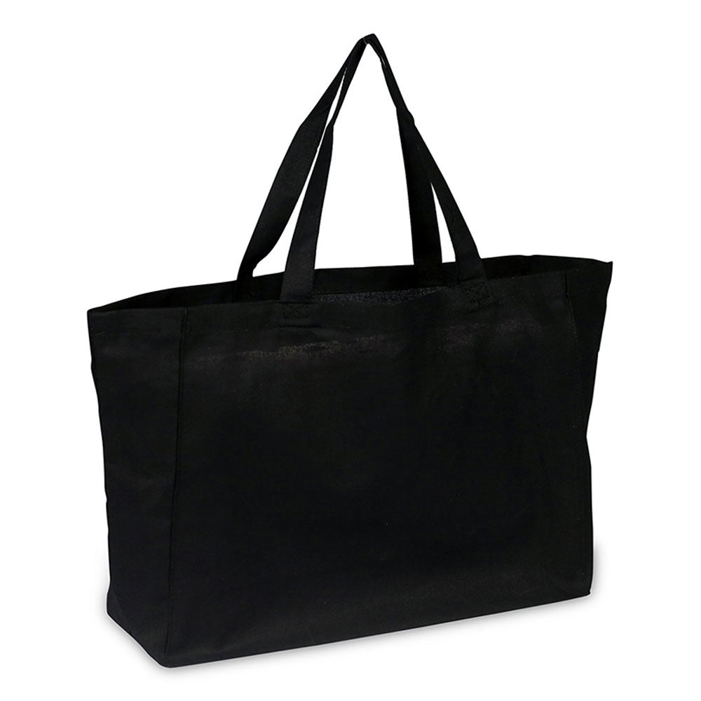 Medium Cotton Canvas Ultimate Bag (16'' W X 12'' H) 6 Oz-Bag-Brand Your Tote-Black-Brand Your Tote