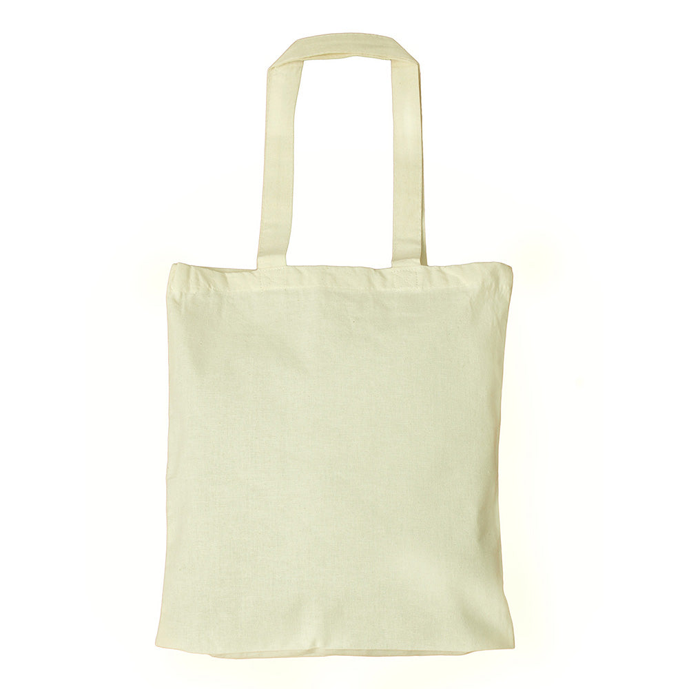 Medium Cotton Tote Bag with Bottom Gusset-Brand Your Tote-Natural-Brand Your Tote