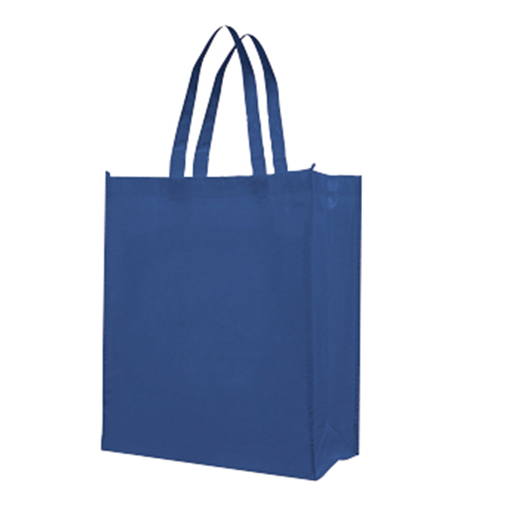 Medium Polypropylene Attractive Laminated Tote Bag (12.75'' W X 15.75'' H) 110 Gsm-Tote Bag-Brand Your Tote-Royal Blue-Brand Your Tote