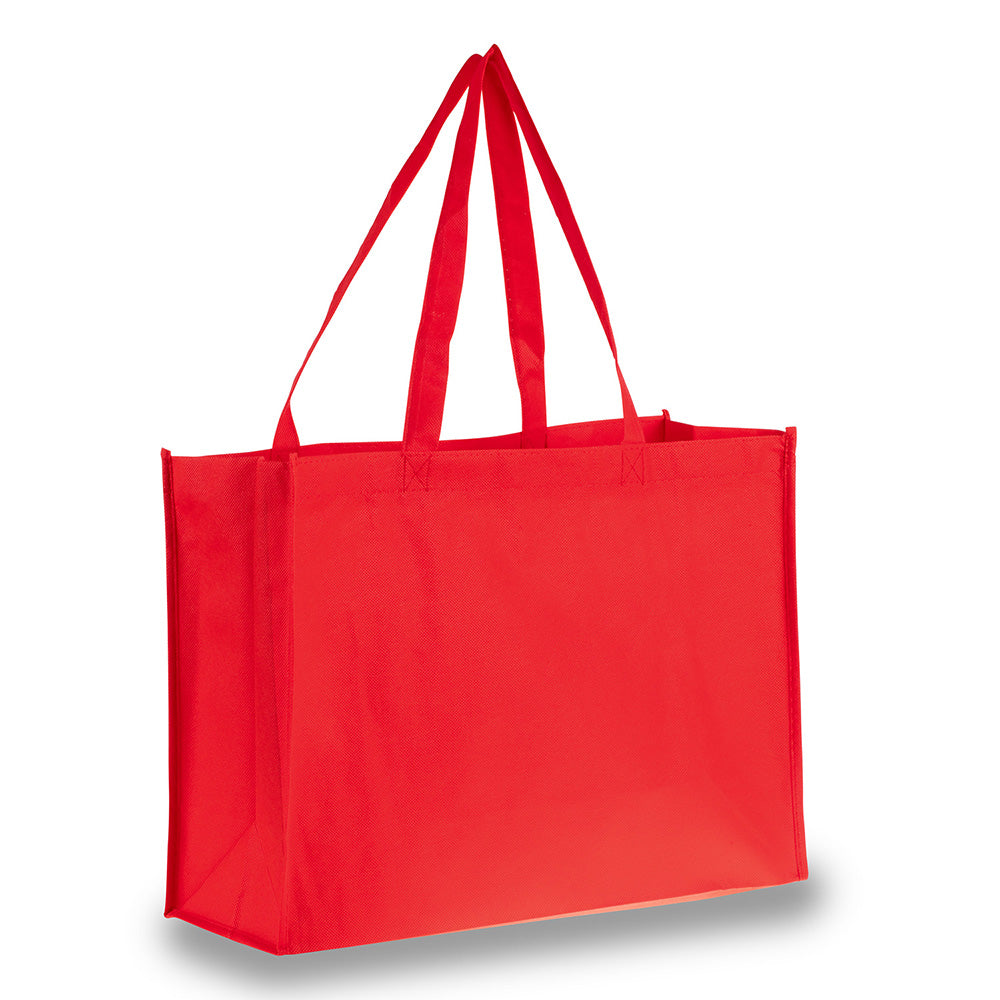 Medium Polypropylene Bag (16'' W X 12'' H) 80 Gsm-Bag-Brand Your Tote-Red-Brand Your Tote