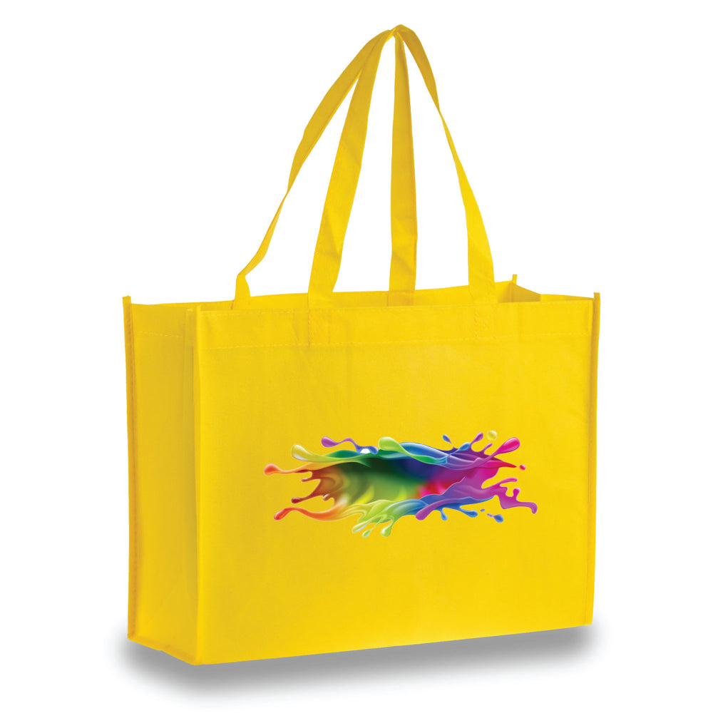 Medium Polypropylene Bag (16'' W X 12'' H) 80 Gsm-Bag-Brand Your Tote-Yellow-Brand Your Tote