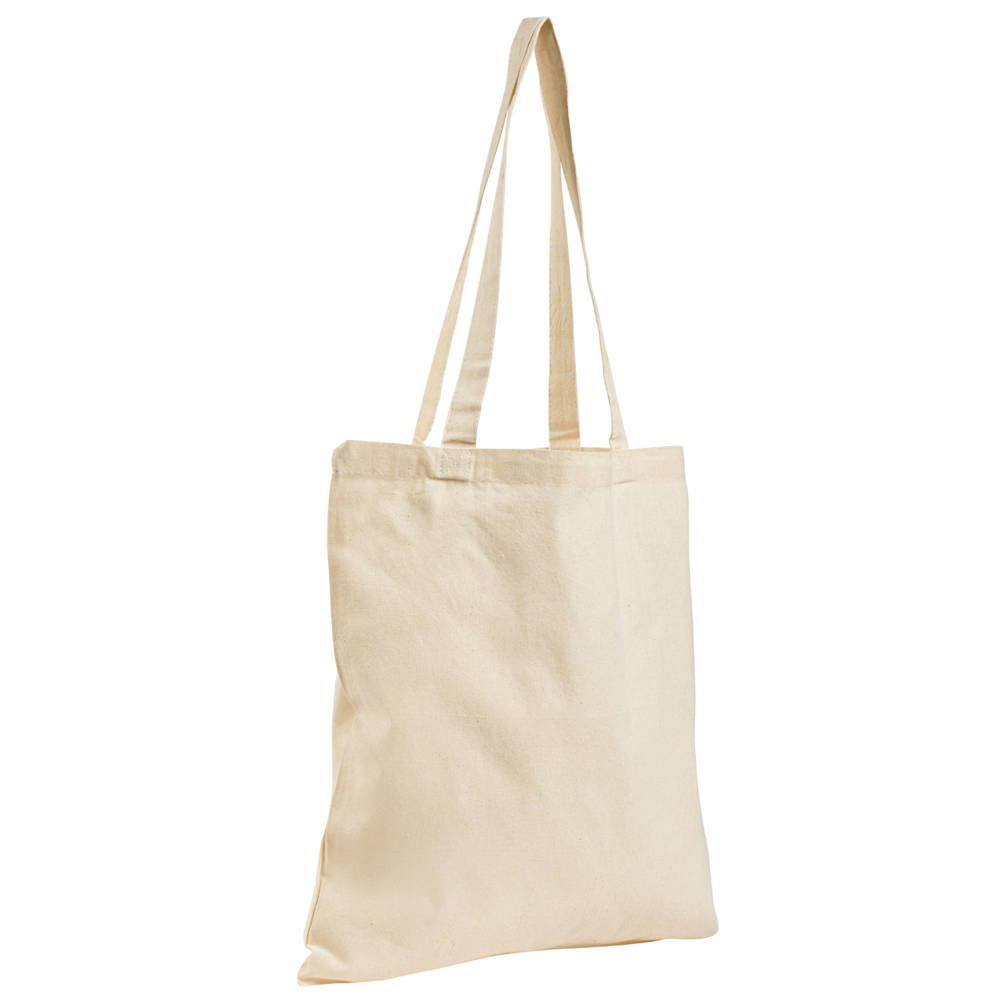 Large Cotton Canvas Convention Tote Bag (15'' W X 16'' H) 7 Oz