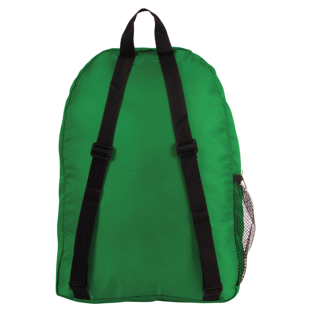 Medium Polyester Nylon Backpack (12'' W X 16.5'' H) 210D