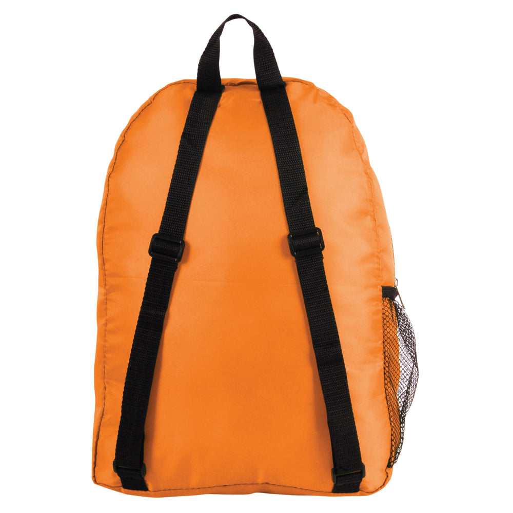 Medium Polyester Nylon Backpack (12'' W X 16.5'' H) 210D