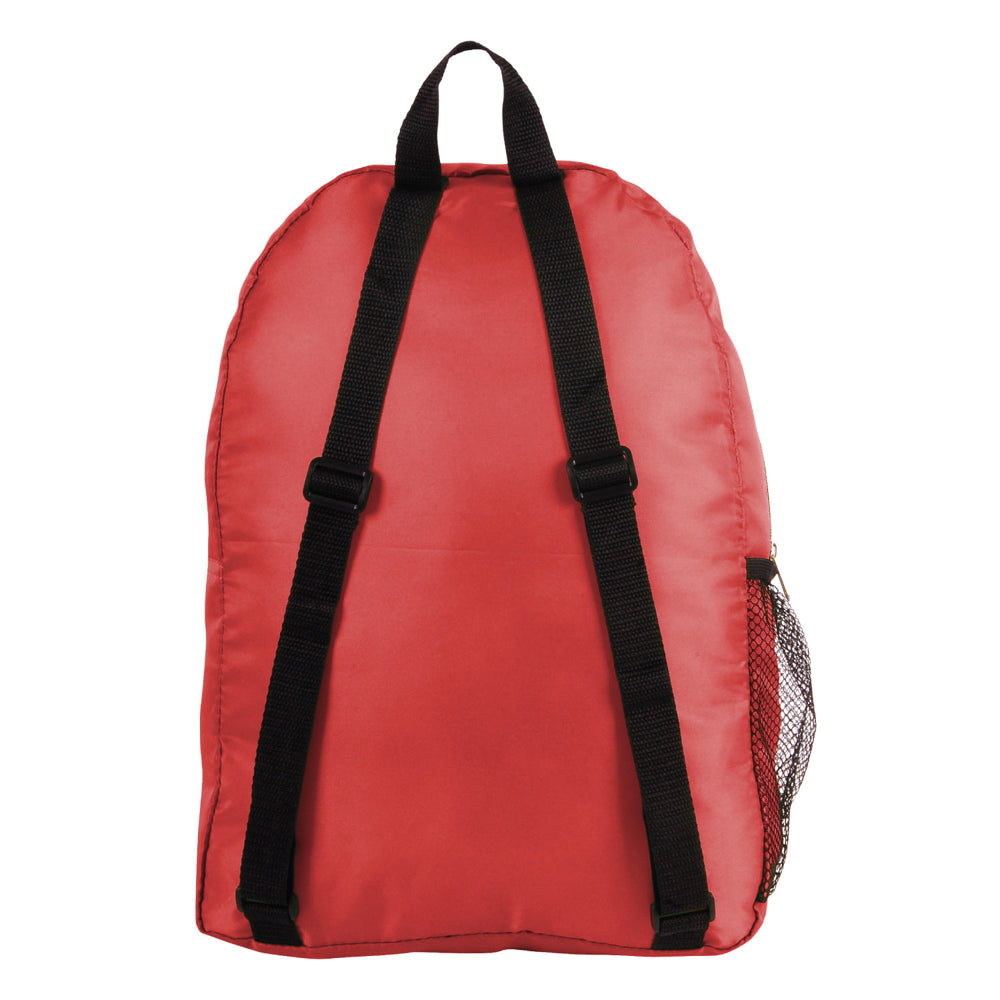 Medium Polyester Nylon Backpack (12'' W X 16.5'' H) 210D