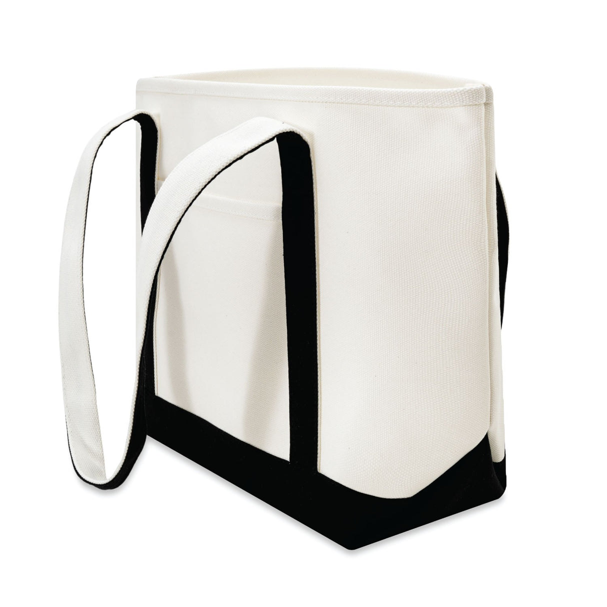 Large Cotton Canvas Yacht Club Tote Bag (20.5'' W X 13'' H) 24 Oz