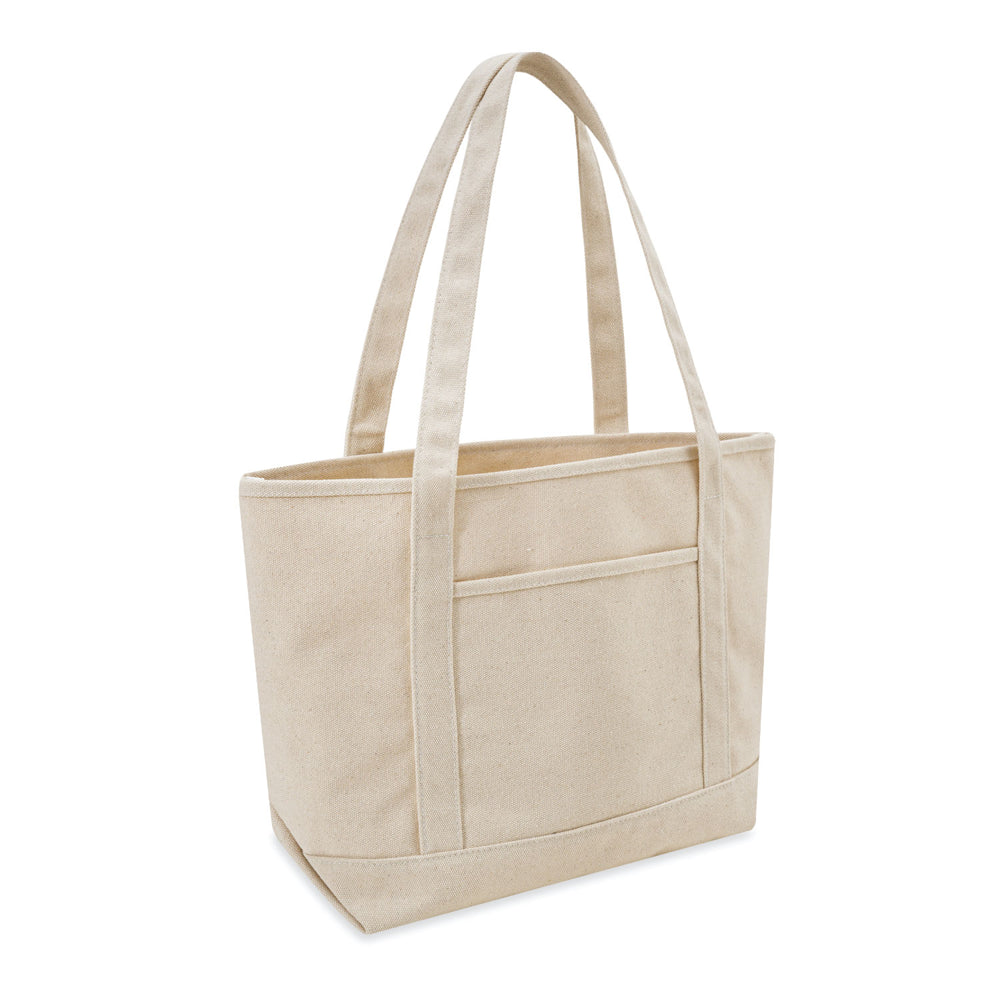 Large Cotton Canvas Admiral Tote Bag (20.5'' W X 13'' H) 24 Oz