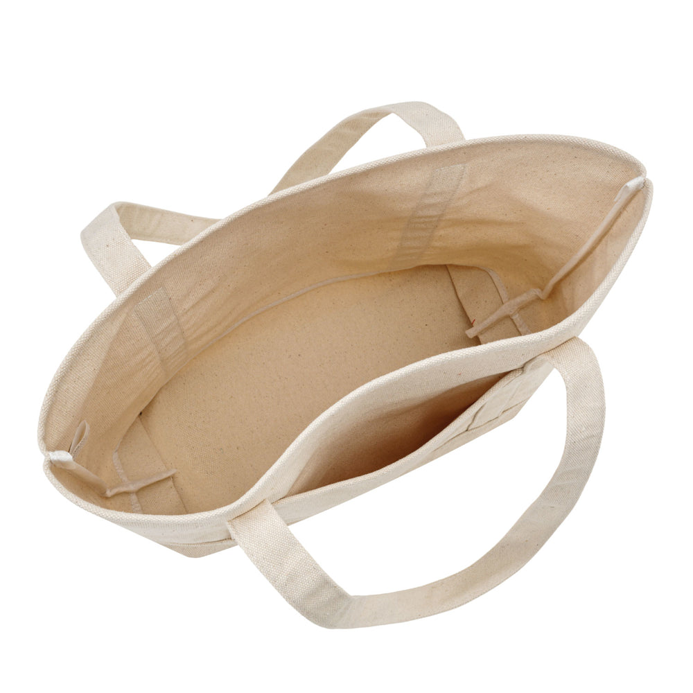 Large Cotton Canvas Admiral Tote Bag (20.5'' W X 13'' H) 24 Oz