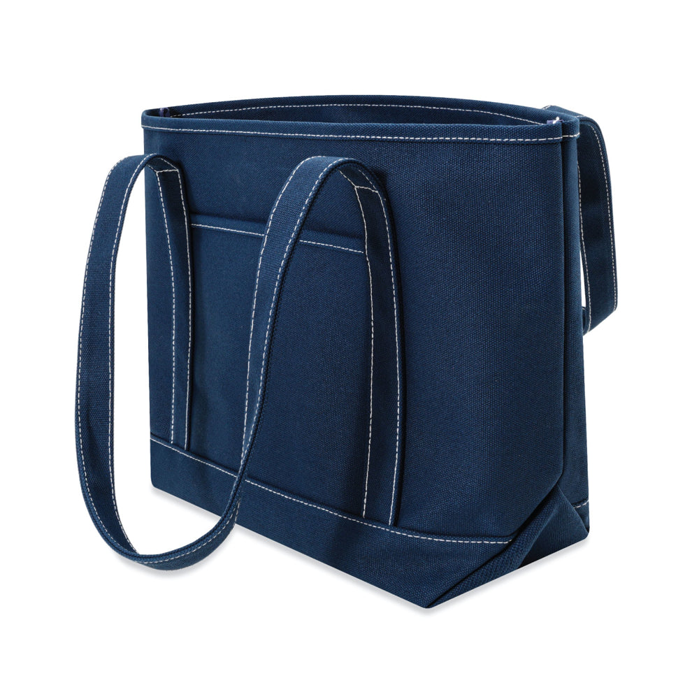 Large Cotton Canvas Admiral Tote Bag (20.5'' W X 13'' H) 24 Oz