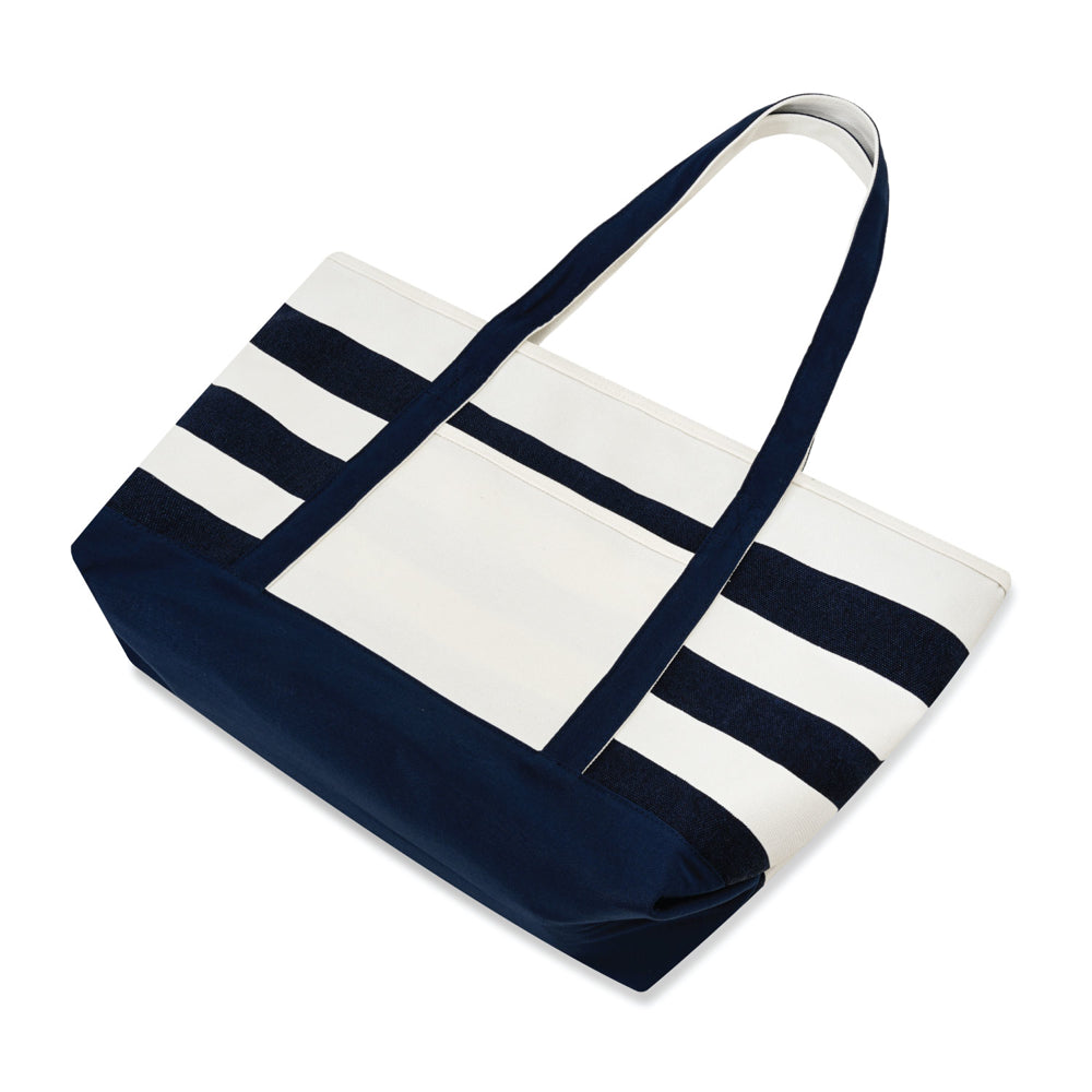 Xl Cotton Canvas Anchor Tote Bag (24'' W X 14'' H) 18 Oz