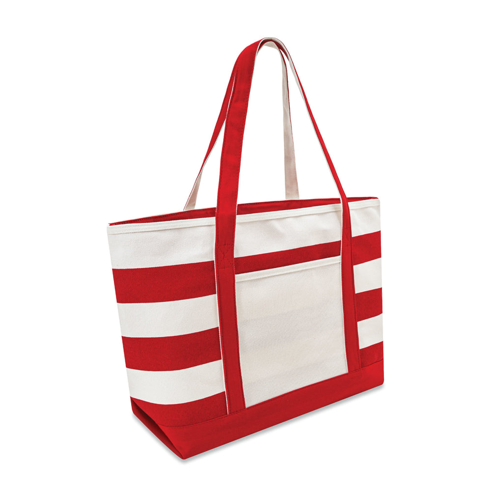 Xl Cotton Canvas Anchor Tote Bag (24'' W X 14'' H) 18 Oz