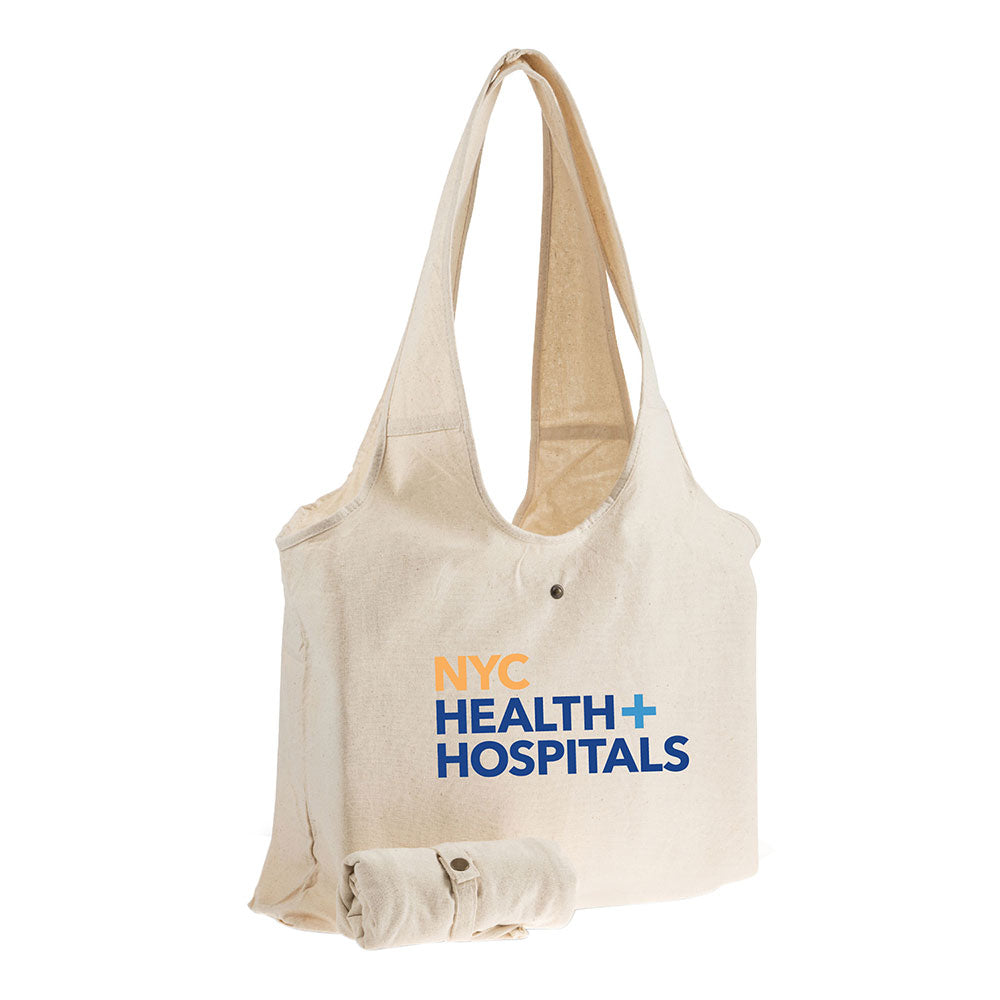 Large Cotton Canvas Foldable Sling Bag (19'' W X 13'' H) 9 Oz