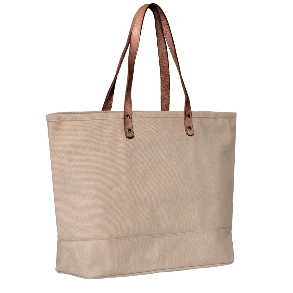 Large Cotton Next Level Dobby Tote Bag (19.6'' W X 13'' H) 18 Oz
