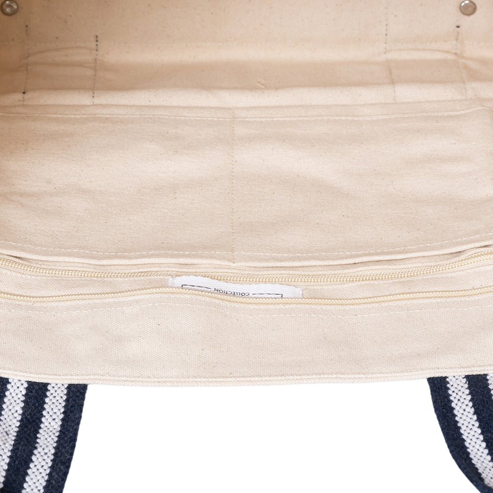 Medium Cotton Canvas Harbor Classic Tote Bag (16.14'' W X 11.8'' H) 14 Oz