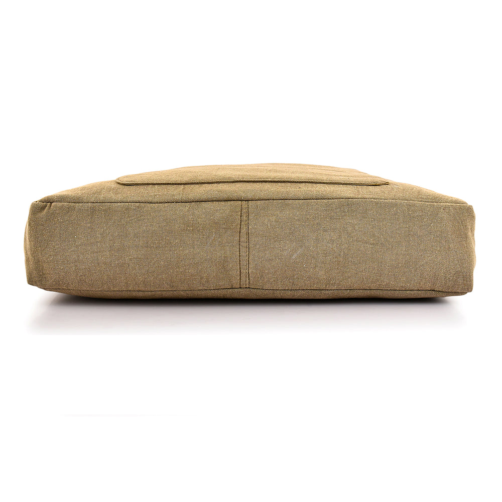 Large Cotton Canvas Cross Functional Tote Bag (17'' W X 13.77'' H) 18 Oz