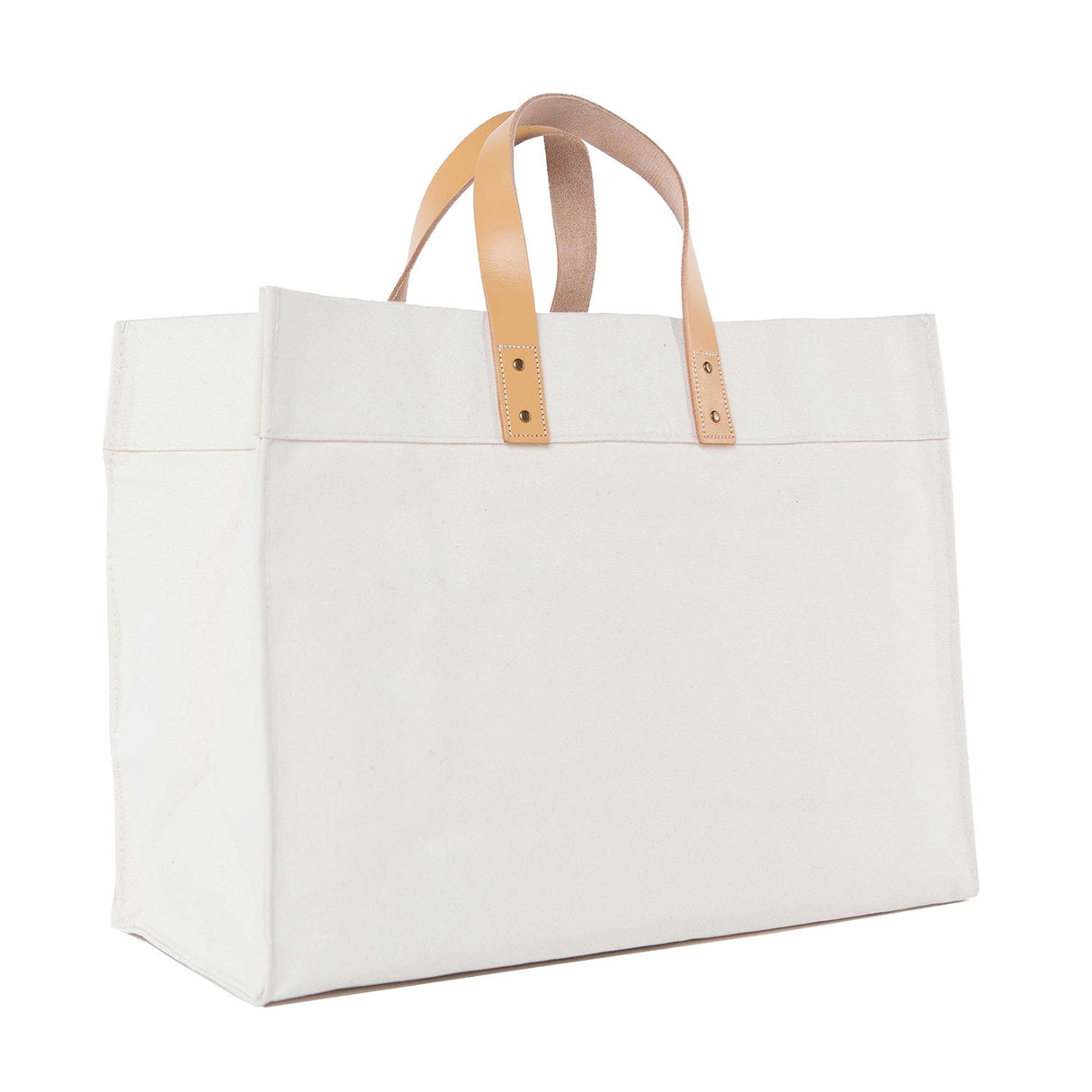Large Cotton Canvas City Tote Bag (18'' W X 14'' H) 20 Oz
