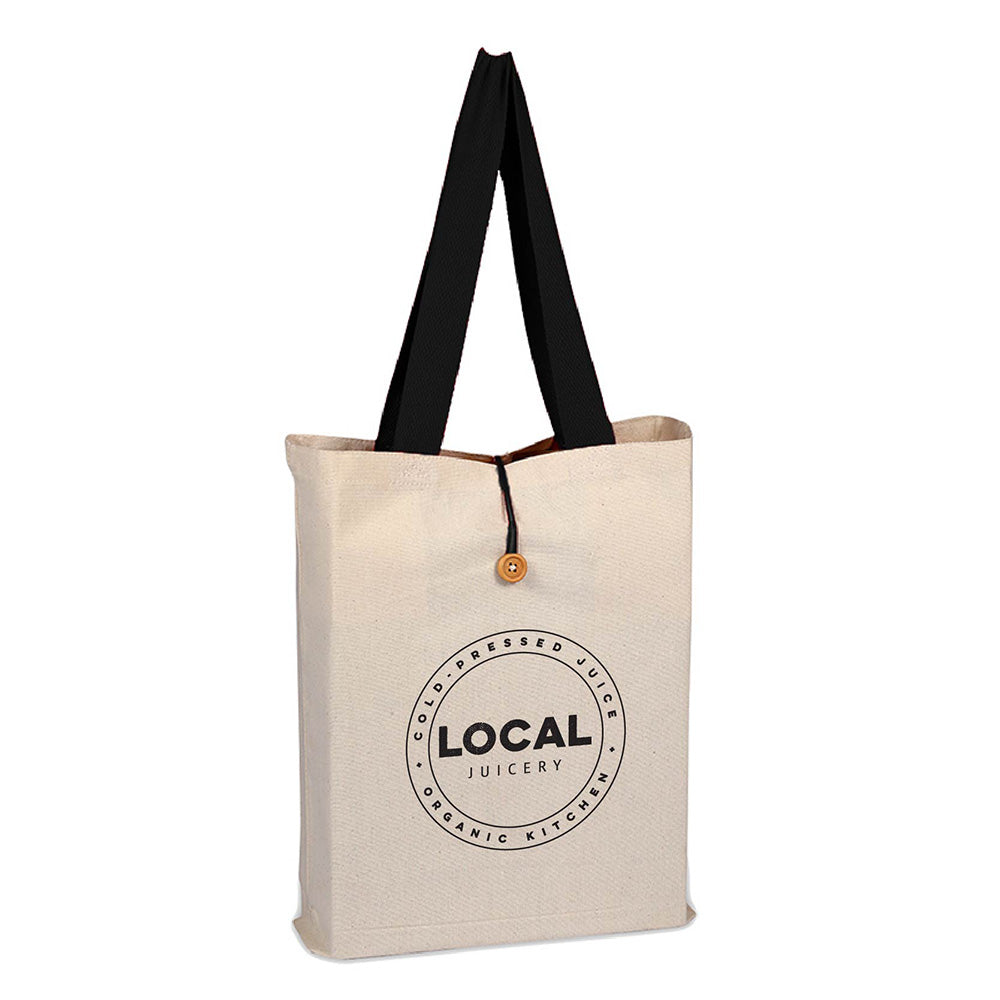 Large Cotton Canvas Tote Bag (15'' W X 16'' H) 12 Oz