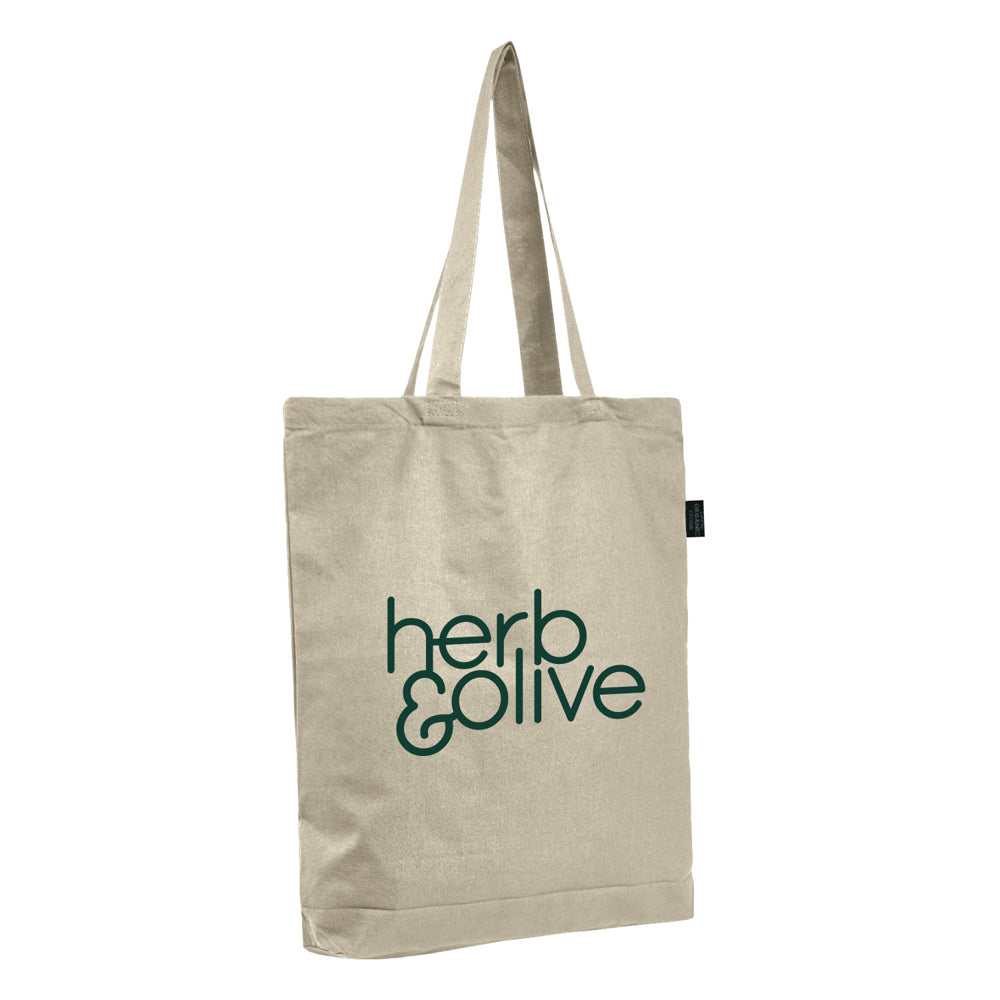 Large Cotton Canvas Promotional Tote Bag (15'' W X 16'' H) 6 Oz