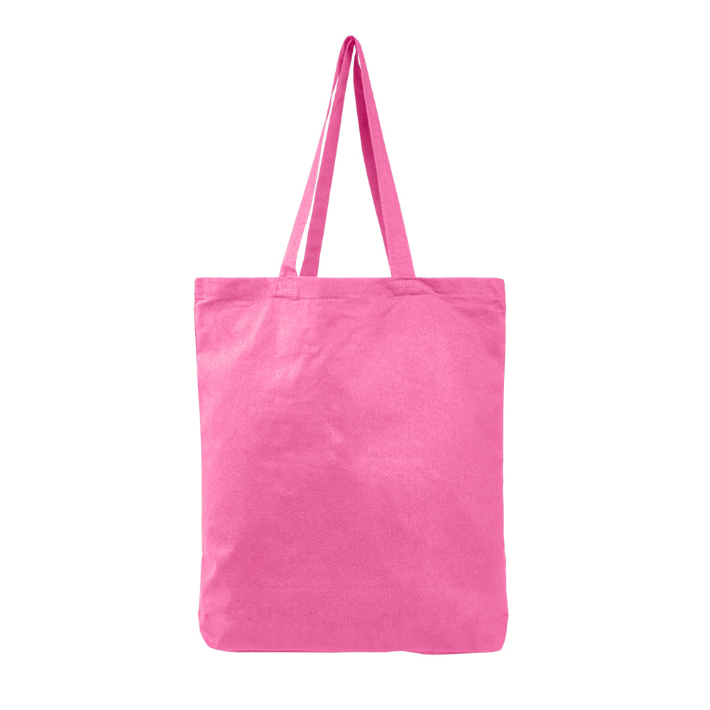 Large Cotton Canvas Promotional Tote Bag (15'' W X 16'' H) 6 Oz