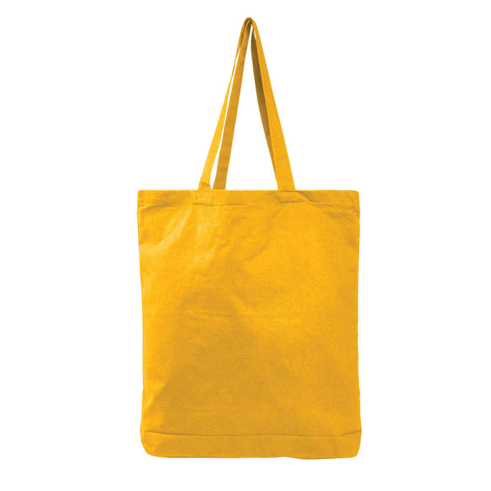 Large Cotton Canvas Promotional Tote Bag (15'' W X 16'' H) 6 Oz