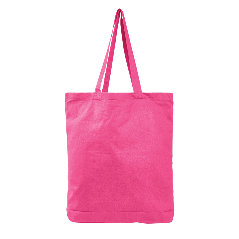 Large Cotton Canvas Promotional Tote Bag (15'' W X 16'' H) 6 Oz