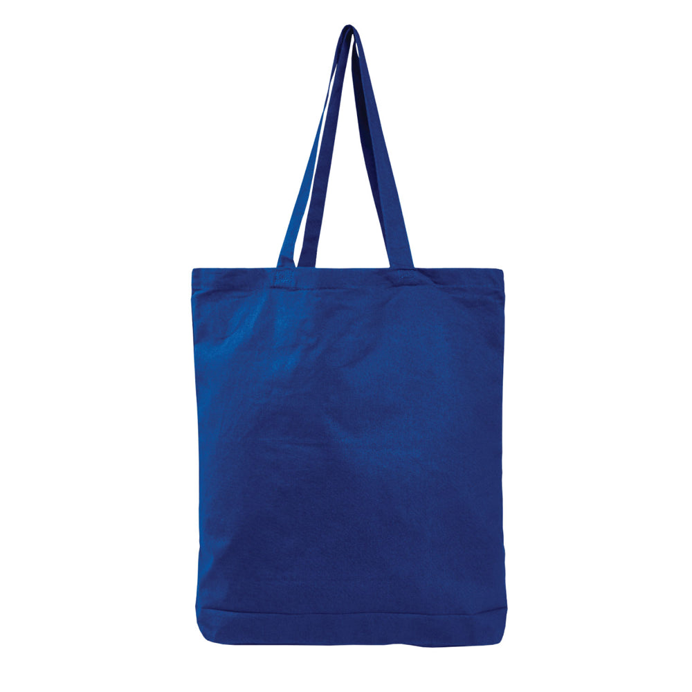 Large Cotton Canvas Promotional Tote Bag (15'' W X 16'' H) 6 Oz