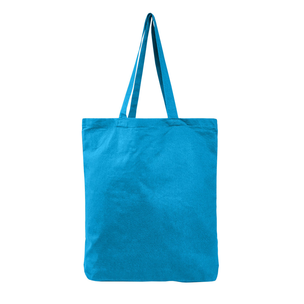 Large Cotton Canvas Promotional Tote Bag (15'' W X 16'' H) 6 Oz