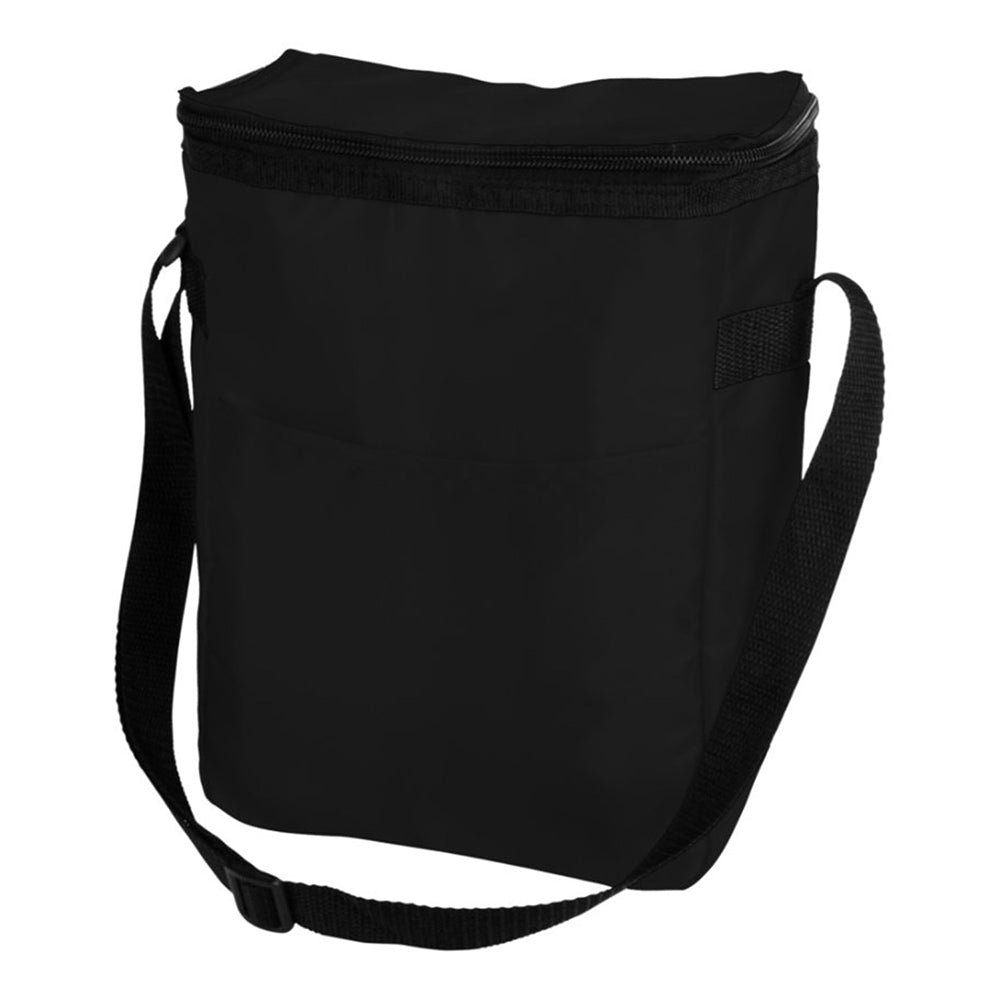 Small Polyester Cooler Bag (8'' W X 10.75'' H) 210D-Bag-Brand Your Tote-Black-Brand Your Tote