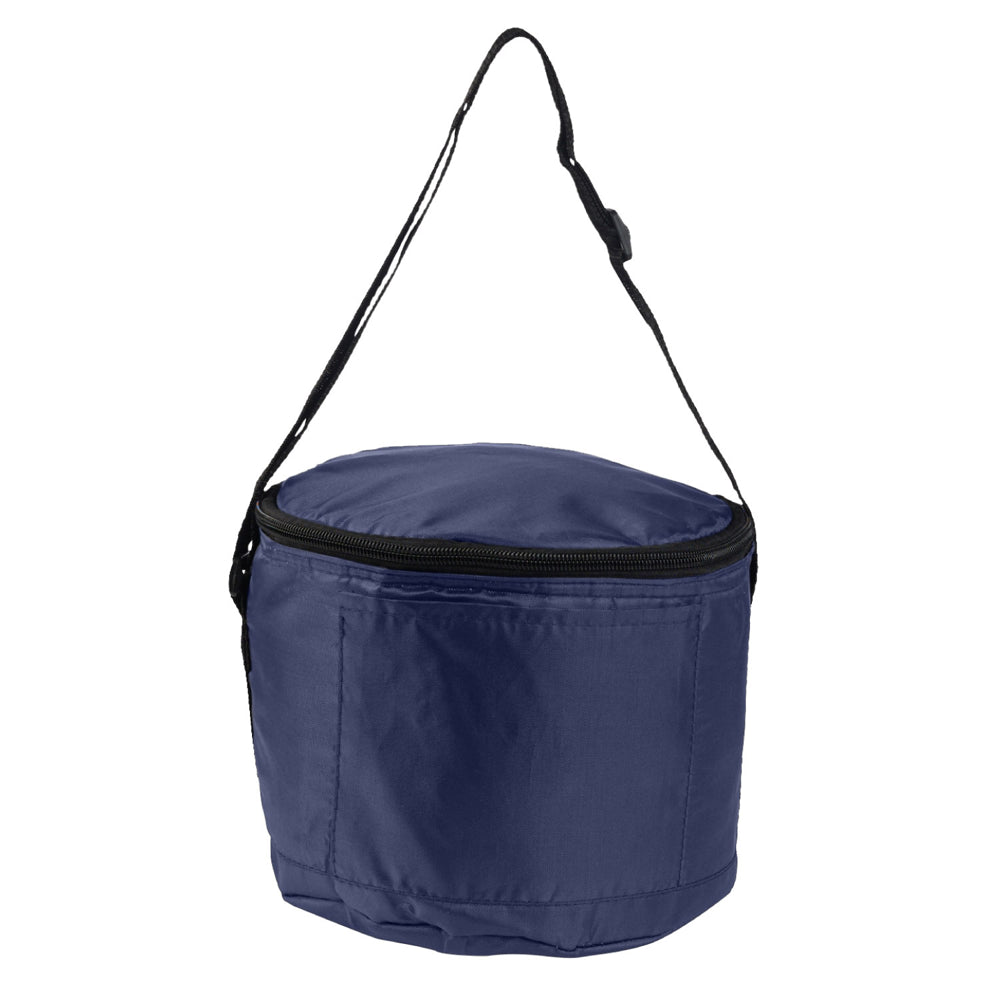 Small Polyester Cooler Bag (8'' W X 6'' H) 210D-Bag-Brand Your Tote-Navy Blue-Brand Your Tote