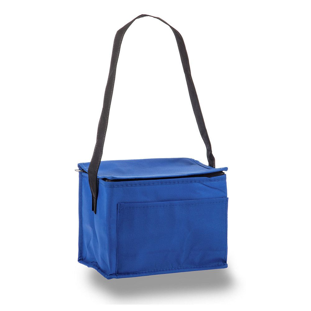 Small Polypropylene 6 Can Cooler Bag (8'' W X 6'' H) 80 Gsm-Bag-Brand Your Tote-Royal Blue-Brand Your Tote