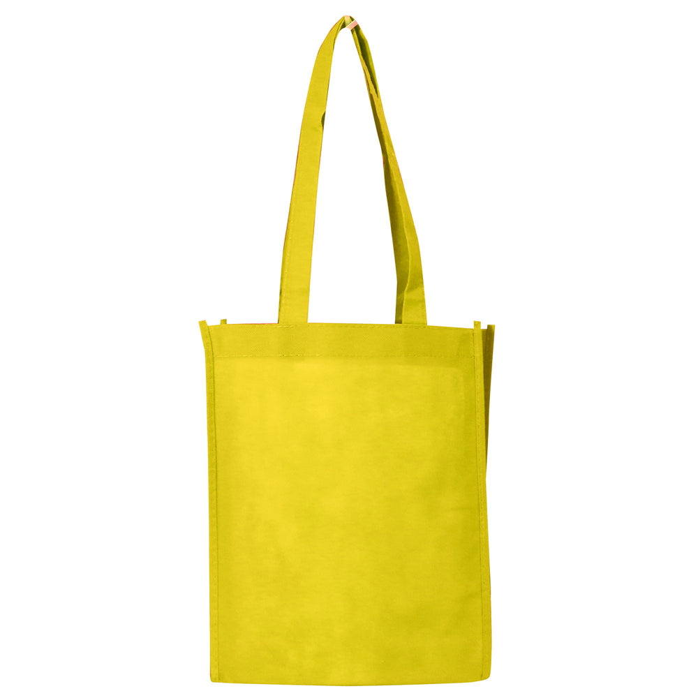 Small Polypropylene Bag (10'' W X 12'' H) 80 Gsm-Bag-Brand Your Tote-Yellow-Brand Your Tote
