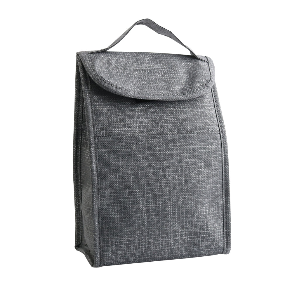 Small Polypropylene Lunch Bag (7'' W X 10'' H) 80 Gsm-Bag-Brand Your Tote-Heather Grey-Brand Your Tote