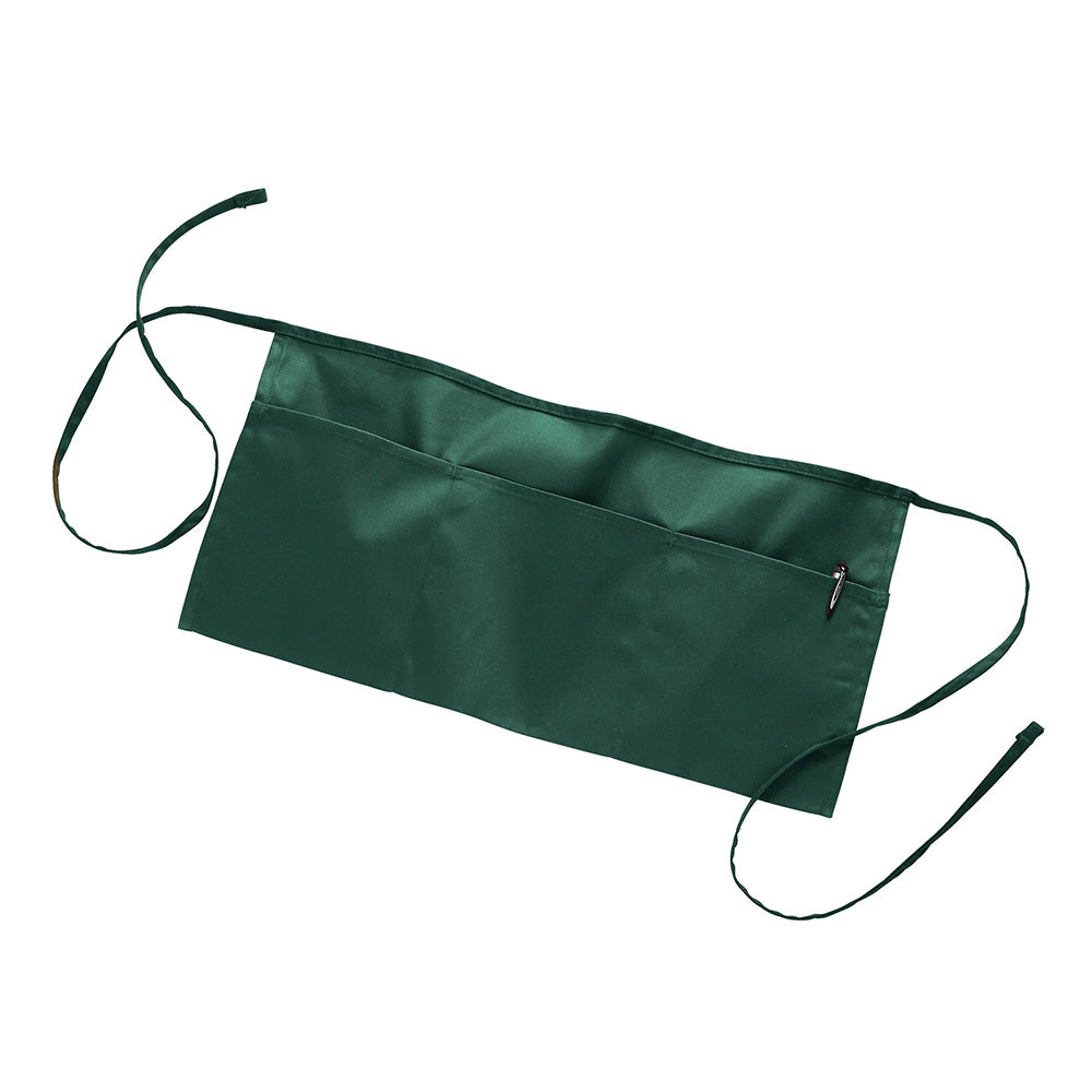 Twill / Poly-Cotton Waist Apron (24'' W X 12'' H) 7.5 Oz-Apron-Brand Your Tote-Forest Green-Brand Your Tote