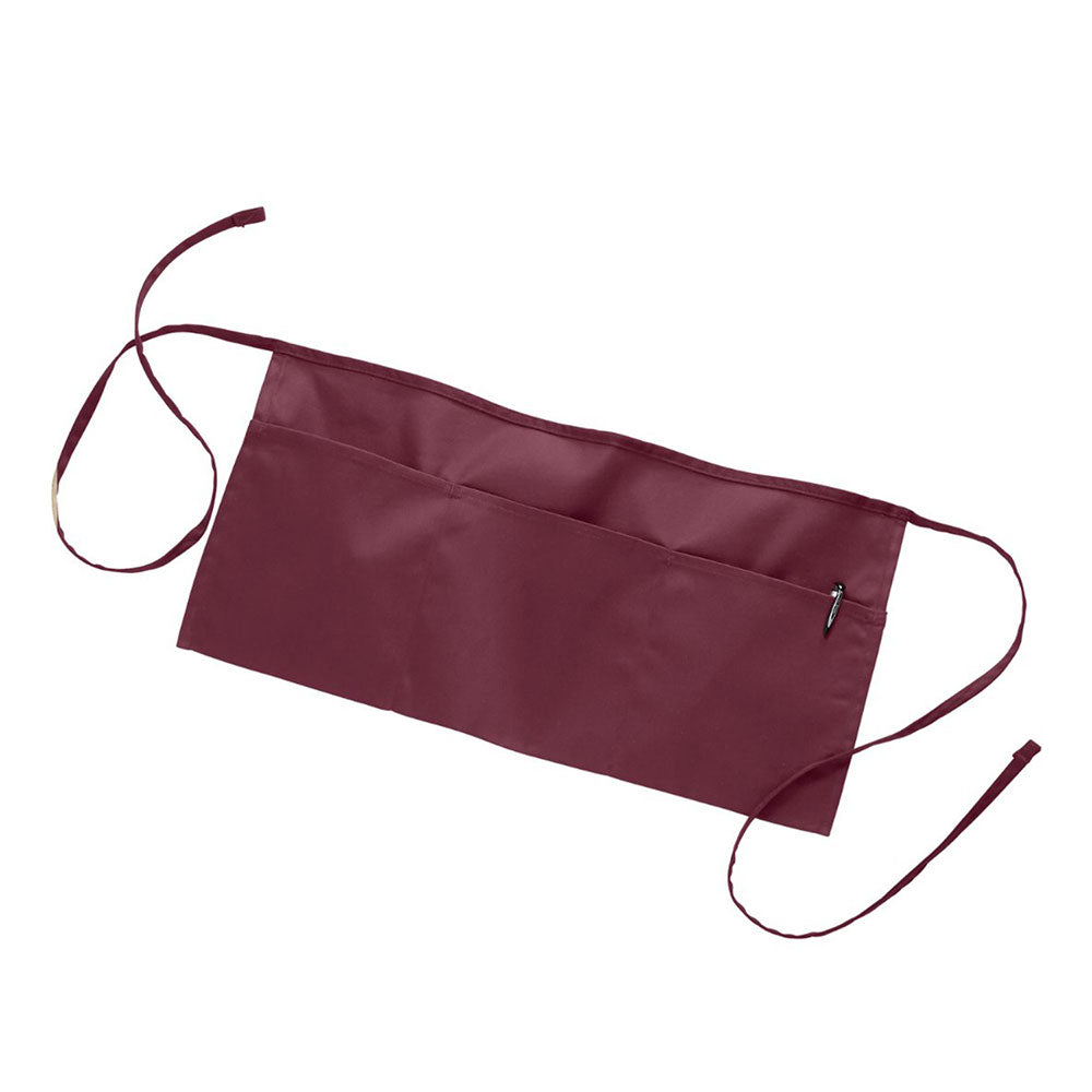 Twill / Poly-Cotton Waist Apron (24'' W X 12'' H) 7.5 Oz-Apron-Brand Your Tote-Maroon-Brand Your Tote