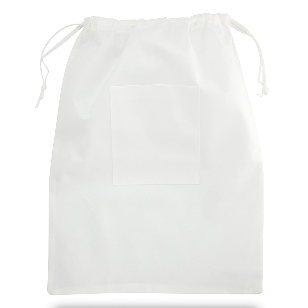 Xl Polypropylene Laundry Laundry Bag (18'' W X 24'' H) 80 Gsm-Bag-Brand Your Tote-White-Brand Your Tote