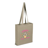 Cotton Canvas Tote Bag ('' W X '' H)-Tote Bag-Brand Your Tote-Natural-Brand Your Tote